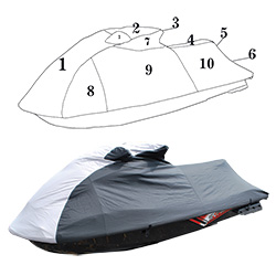 Custom Vented Storage Cover for Yamaha FZR 2009-2016