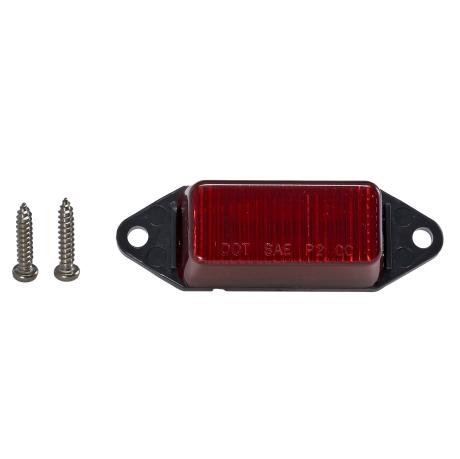 LED Clearance Lights Red 3-3/16" long x 1-1/16" tall x 1" wide