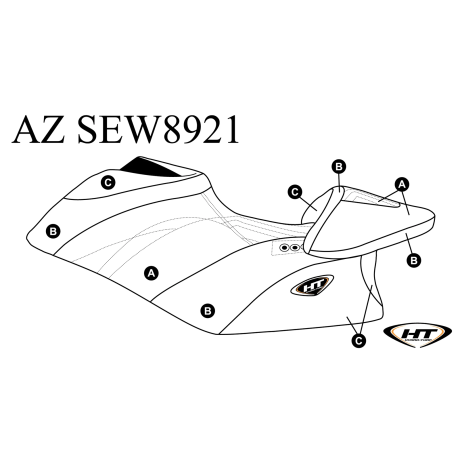Seat Cover for Sea-Doo RXP-X 300 2020-2023