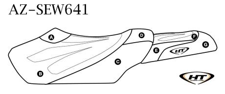 Seat Cover for Kawasaki STX-12F (06-11) / STX-15F (06-19)