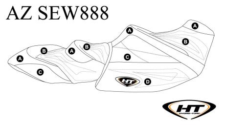 Premier Seat Cover for Sea-Doo GTX/GTX LTD (18-2020)