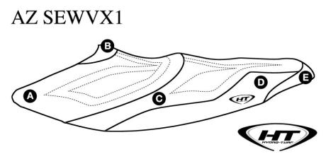 Seat Cover for Yamaha VXS/Deluxe/Sport 10-14/V1/V1 Sport 15-16