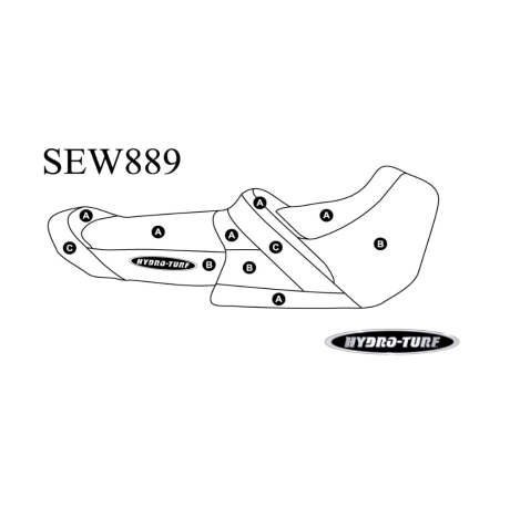 Seat Cover for Sea-Doo GTI SE 130  170 / GTI 90  130 / GTR 230 (20)